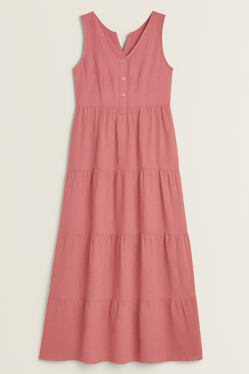 Vestido Aurora | Feito em 100% Linho Italiano *Últimas Unidades*