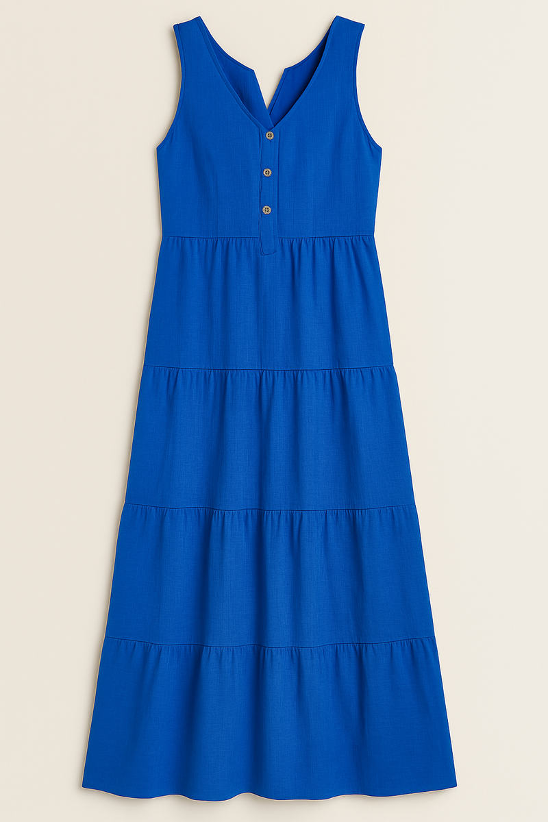 Vestido Aurora | Feito em 100% Linho Italiano *Últimas Unidades*